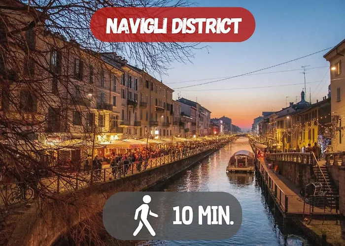 10' Navigli, Penthouse With Panoramic View * Milano