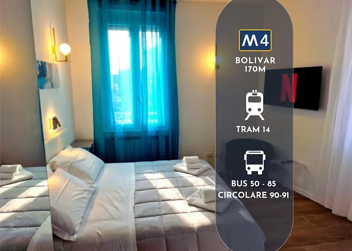 M4 Center - Design Washington - Selfcheckin - Wifi - Balcony - Milanoflats Milán