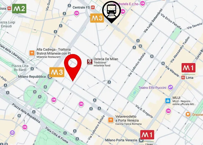 Casati Station Metro M1, M2, M3 Milano