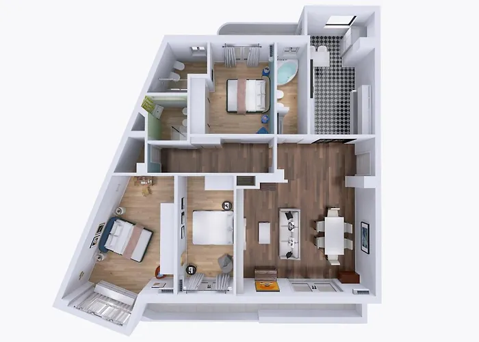 The Rent - Spacious And Renovated Multi-room In The Missori Area