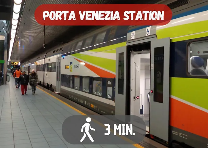 5 Walk From Porta Venezia Station, With 2 Bedrooms