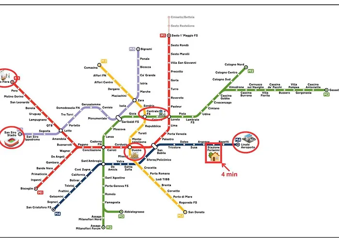 4 Min To Metro - 8 Min To Lin Airport - Area 아파트 *