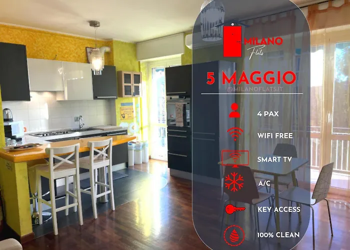 Apartmán Rho Fair Certosa - 5maggio - Wififree & Balcony - Milanoflats *