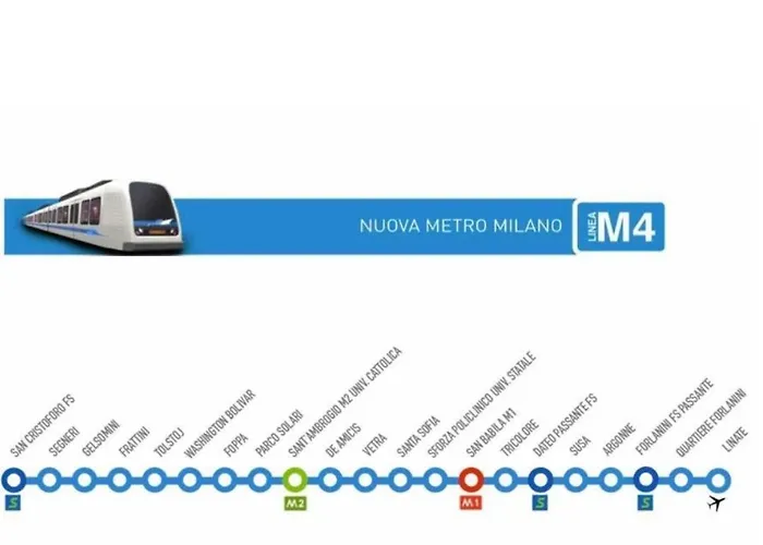 Lägenhet Arca M4 Forlanini Free Parking Milano