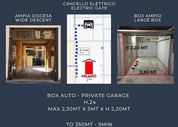 Apartmán M4 - Private Garage - Linate Airport - Self Checkin - Lomellina - Milanoflats