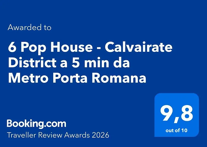 6 Pop House - Calvairate District A 5 Min Da Metro Porta Romana Апартаменты Милан