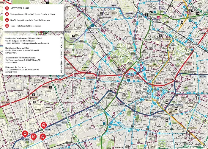 公寓 Attico Lux - Trilocale Con Garage Metropolitana Blu