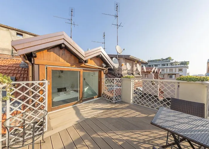 Terrazza Di Lusso In Porta Venezia, 1bdr Con Ac *