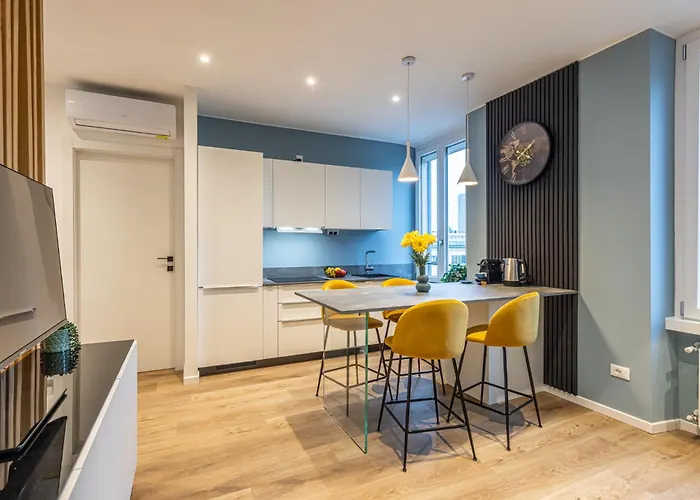 Navigli Duplex Elegante Con Vista Canale 公寓