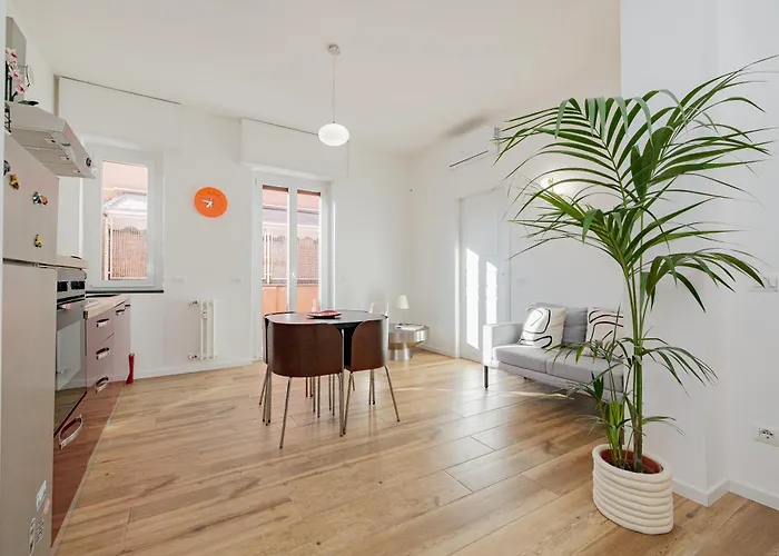 Modern One-bedroom With Terrace - Naviglio Martesana Milan