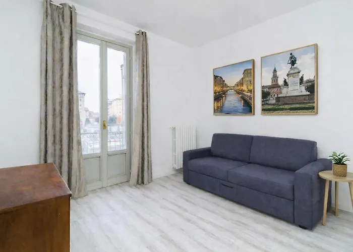 アパート In The Heart Of Charm And Comfort On The Navigli *