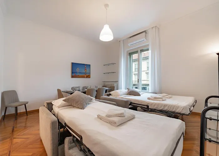 4 Min From Porta Genova Station With Whirlpool Apartman Milánó