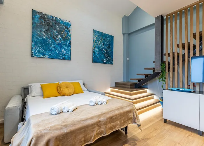 Navigli Duplex Elegante Con Vista Canale 公寓