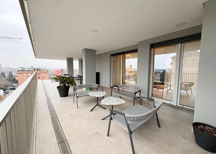 Luxury With Panoramic Terrace And Skyline View Milán