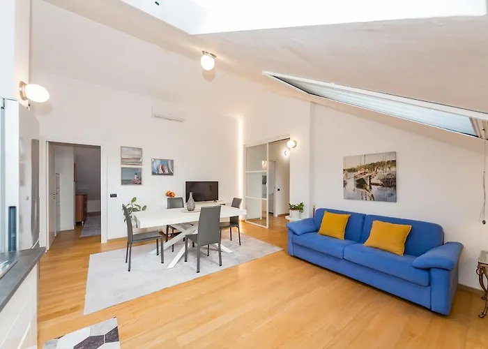 Apartmán Romantic Navigli Attic Free Garage 255 X 520 Cm