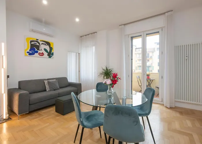 I-host - Bright 1br With Balcony In * ميلان