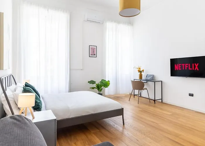 Duomo 7 Min - Design With Parking Apartman Milánó