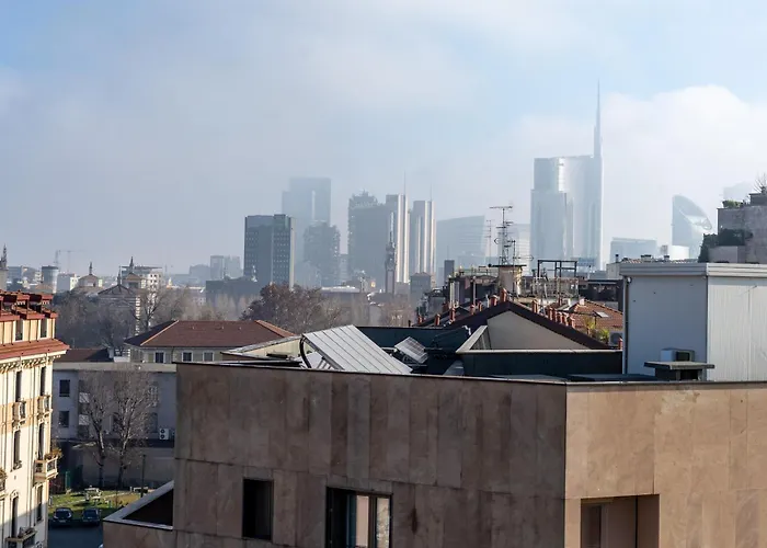 Skyline View Loft - Chinatown & Garibaldi 公寓 米兰