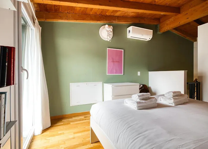 Just Urban - Design Loft 2 Bathrooms And Balcony - 9 Min M4 Duomo 아파트 밀라노