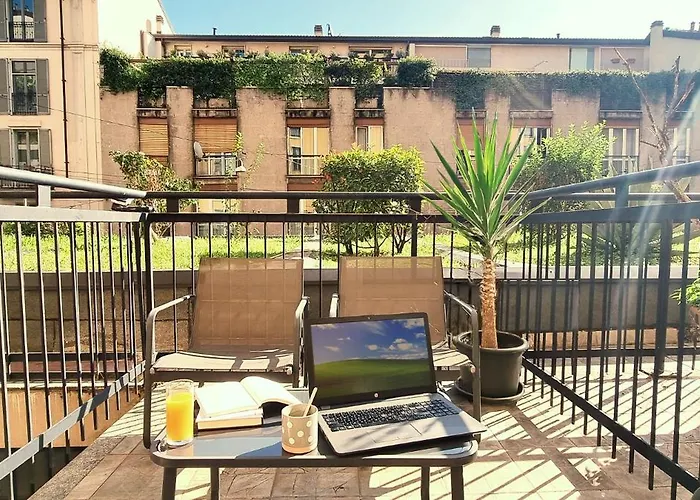 Sarpi W - Terrace Or Balcony Apartmán Milán