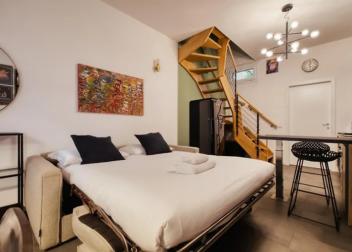 Just Urban - Design Loft 2 Bathrooms And Balcony - 9 Min M4 Duomo 公寓