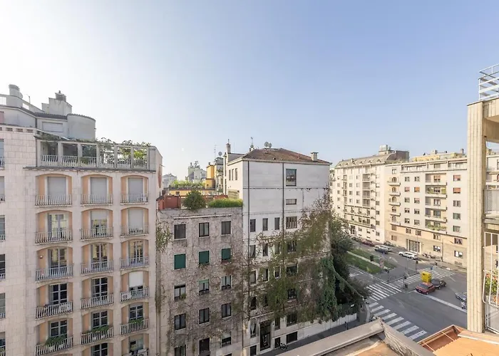Terrazza Di Lusso In Porta Venezia, 1bdr Con Ac ميلان