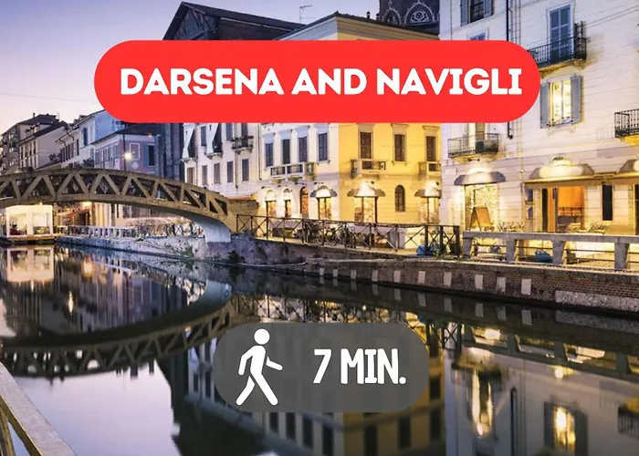 4 Min From Porta Genova Station With Whirlpool * 米兰