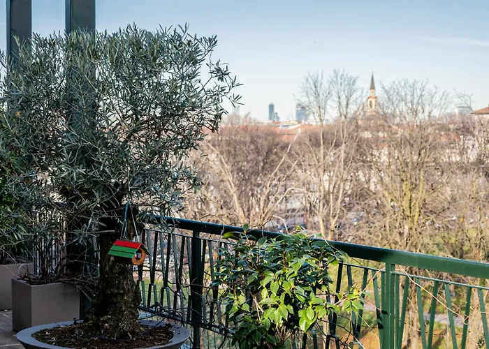 Apartament Anfossi Home, In Porta Romana, Design E Comfort, Con Grande Terrazza Privata, Vista Parco Mediolan