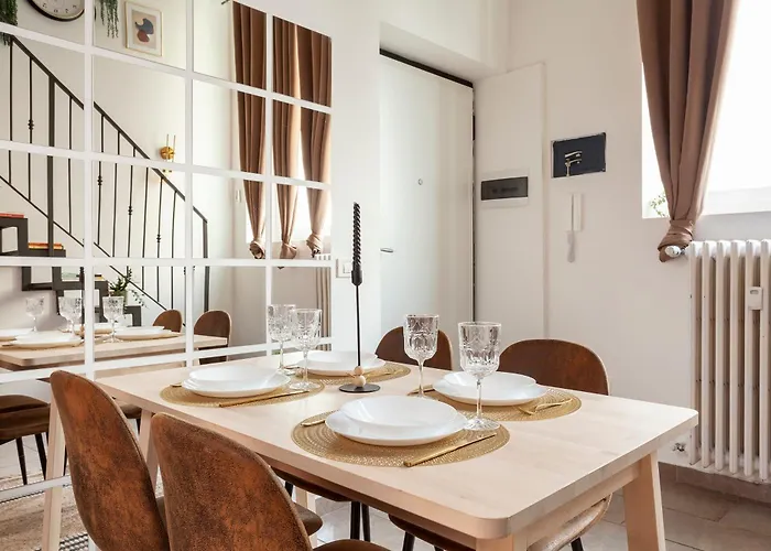 Acasadiimma Family Loft Bocconi-duomo Con Wi-fi Corte Interna Super Silenzioso 米兰