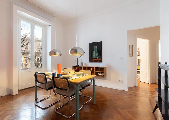 Chic Design 80 Sqm - Sleeps 6 - Metro 2 Min Mediolan