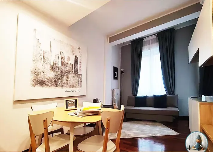 Apartman 10 Min - Bright & Modern, Up To 5 Beds Milánó