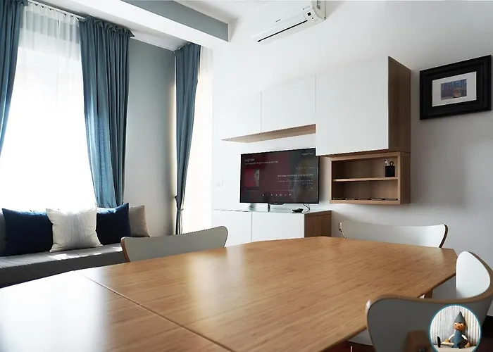 Apartman 10 Min - Bright & Modern, Up To 5 Beds Milánó