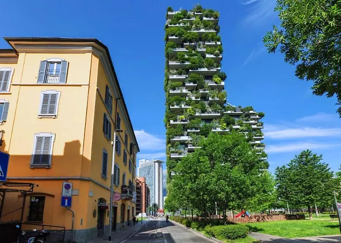 아파트 Nel Cuore Del Quartiere Isola, All'ombra Del Bosco Verticale 밀라노