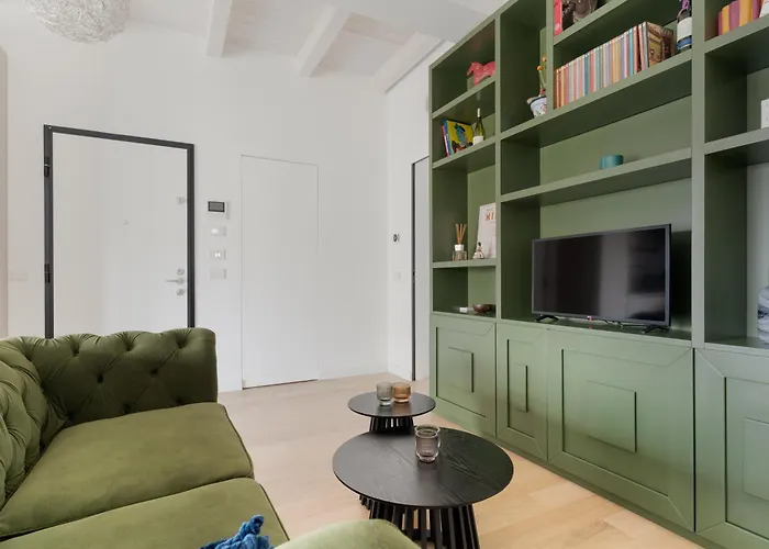 Apartman Guesthost - Modern Terrace Flat In Solari Area Milánó