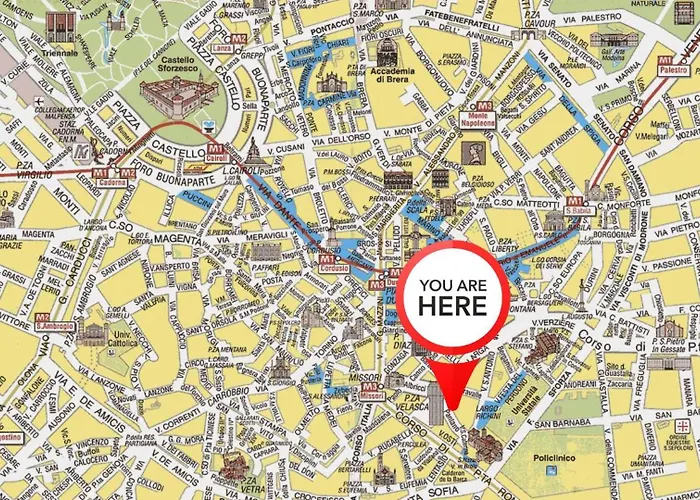 Lejlighed Duomo 5 Min Walk - 2 Bedrooms With Netflix, Wifi Milano