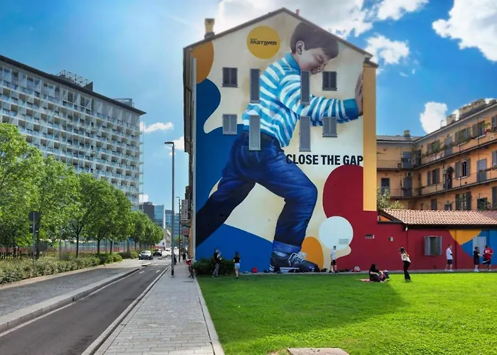 아파트 Nel Cuore Del Quartiere Isola, All'ombra Del Bosco Verticale 밀라노