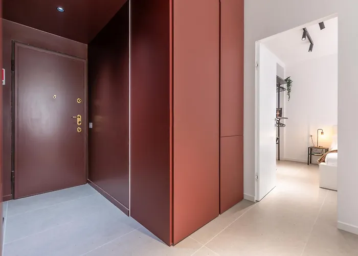 San Siro Red Flat - Vicino Stadio, Metro, Fiera Milanocity, Citylife *