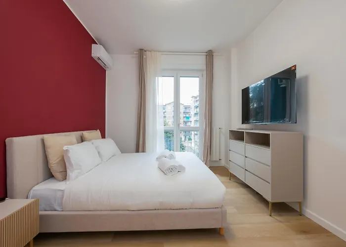 Luminoso E Moderno Vicino Metro Apartmán Milán