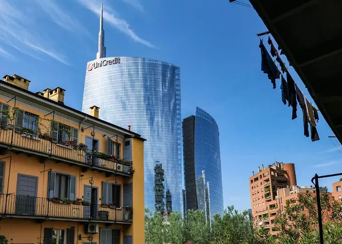 아파트 Nel Cuore Del Quartiere Isola, All'ombra Del Bosco Verticale 밀라노
