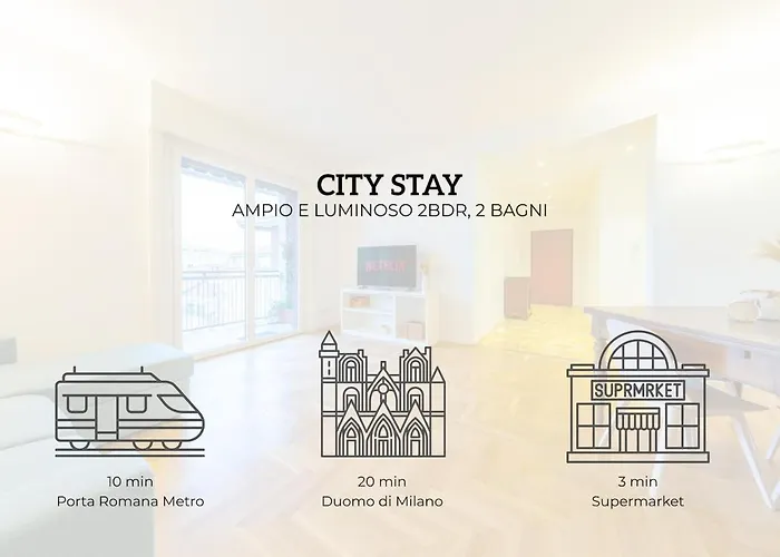 Spacious And Bright 2bdr, 2 Bathrooms 公寓 米兰