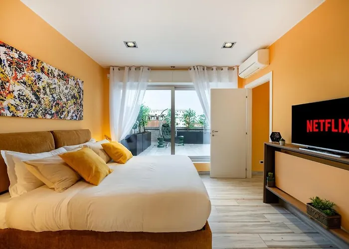 Skyline Penthouse - Terrazzo Panoramico & Metro 5min *