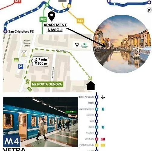 Navigli, Incantevole Dimora Storica Ristrutturata Vicino Metro, Con Wifi Apartamento *