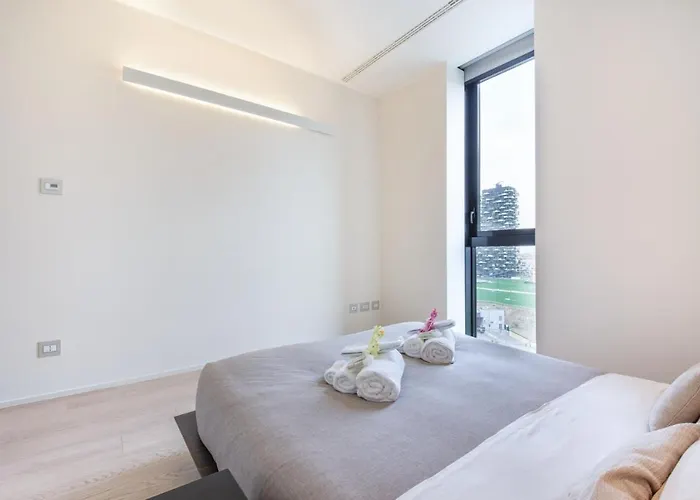 Lägenhet Stylish Elegant In Torre Solaria With Exclusive Milan's View