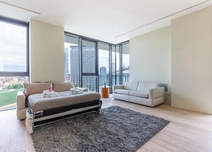 Lägenhet Stylish Elegant In Torre Solaria With Exclusive Milan's View Milano