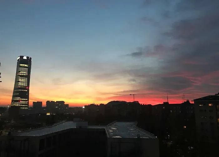 On The Floor Watching Citylife And Mico * Milano