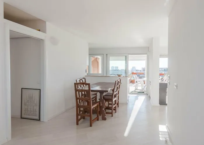 Exclusive Rooftop With Large Terrace In Solari/tortona Apartman