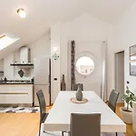 Romantic Navigli Attic Free Garage 255 X 520 Cm Appartement *