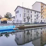 Navigli Duplex Elegante Con Vista Canale 米兰