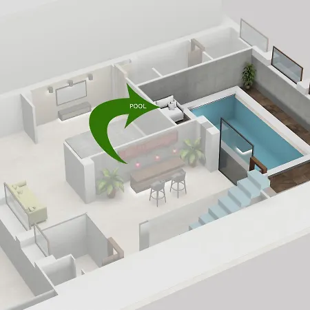 Vivilo With Private Pool-foresteria *