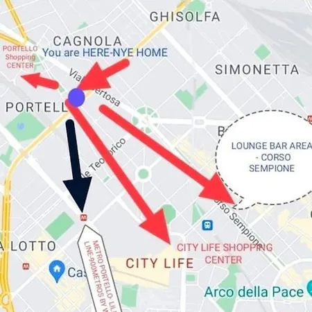 Nye Milan-mico-fiera Life-de Montel Terme-san Siro-ippodromo-allianz Cloud-cozy Flat With Big Terrace Barbecue *